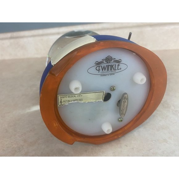 Sankyo Twinkle Collectables Musical Put On A Happy Face Globe - Picture 9 of 13